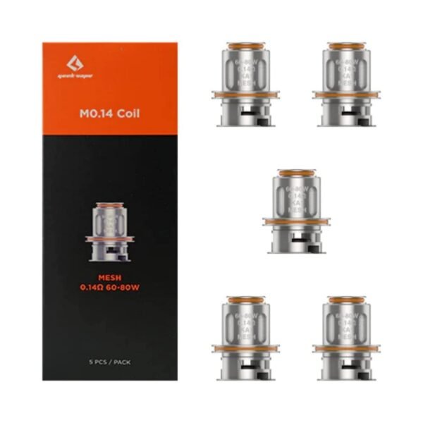 Résistances M Series - M0.14 Single Coil par 5 - Geekvape - Valeur : 0.14 ohm