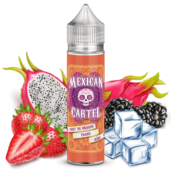 Mexican cartel fruit du dragon, fraise, mûre -50 ml