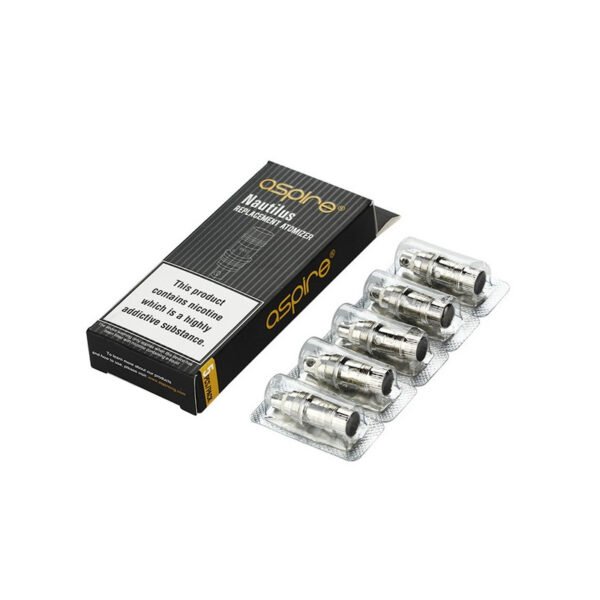 Résistances Nautilus 1.8/1.6 Par 5 - Aspire - Valeur : 1,6 Ohms