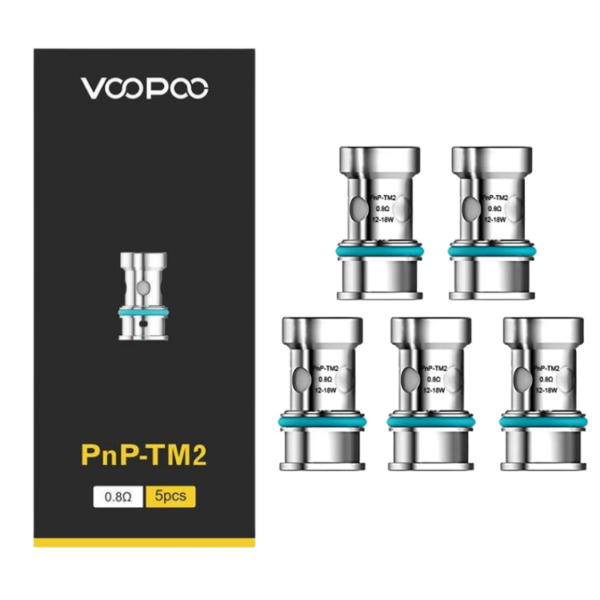 Résistances PnP Tm2 par 5 - VooPoo 0.8 ohm